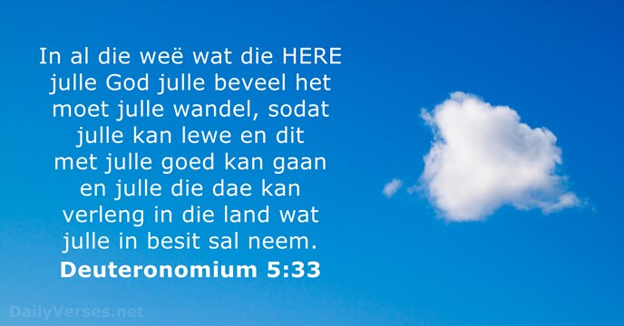 Deuteronomium 5:33