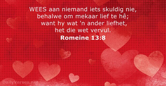 Romeine 13:8