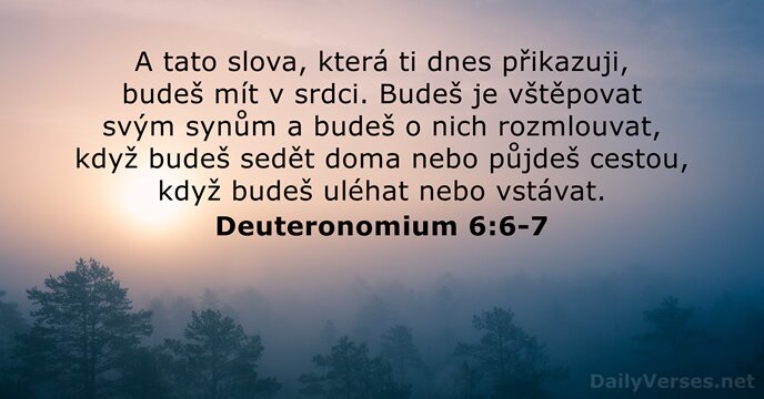 Deuteronomium 6:6-7