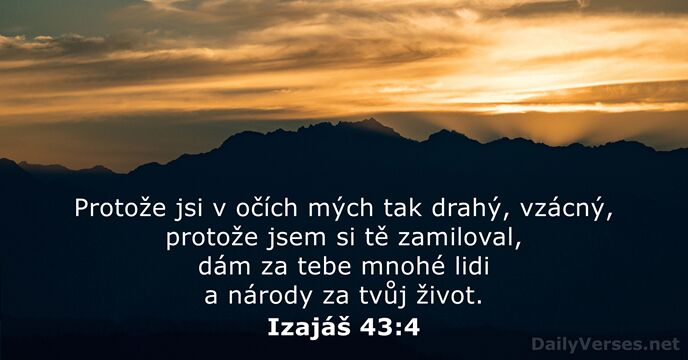 Izajáš 43:4