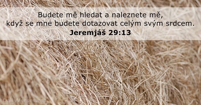 Jeremjáš 29:13