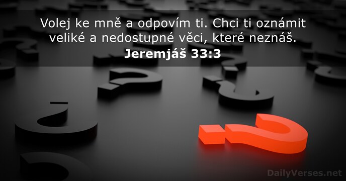Jeremjáš 33:3