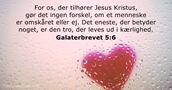 Galaterbrevet 5:6