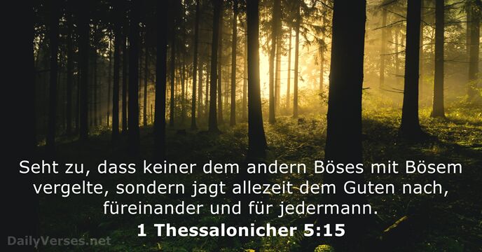 1 Thessalonicher 5:15