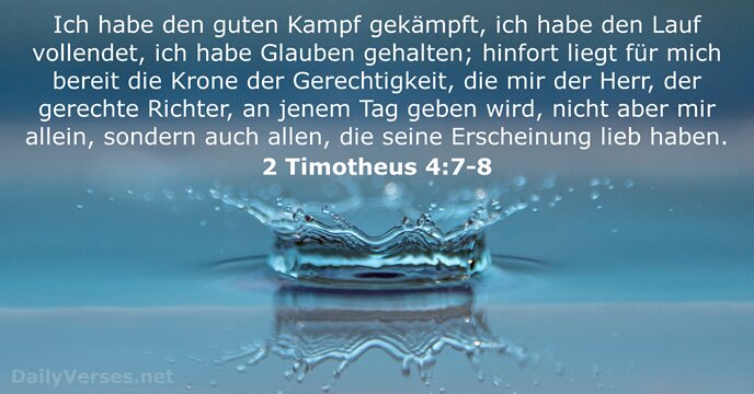 2 Timotheus 4:7-8