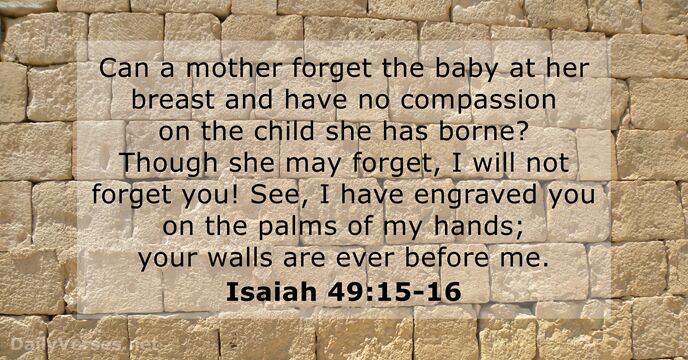 Isaiah 49 15 16 Commentary