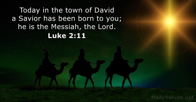 Luke 2 11 Bible Verse Of The Day DailyVerses
