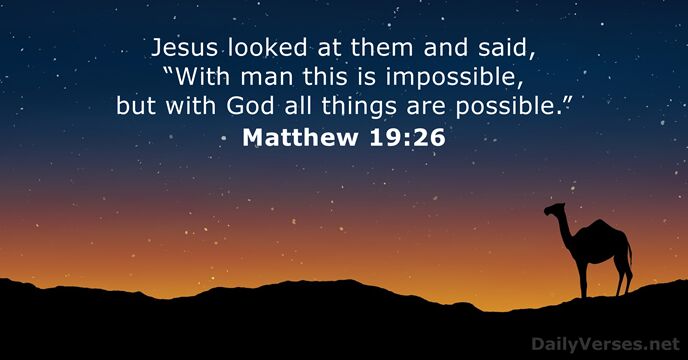 all things are possible with god
