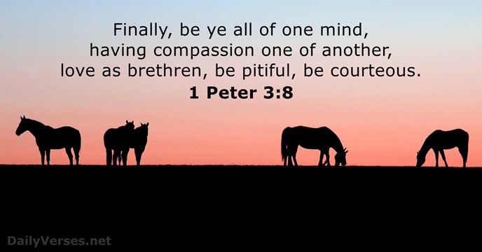 1 Peter 3:8