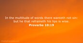 Proverbs 10:19
