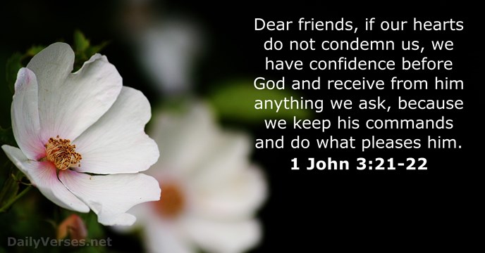 1 John 3:21-22