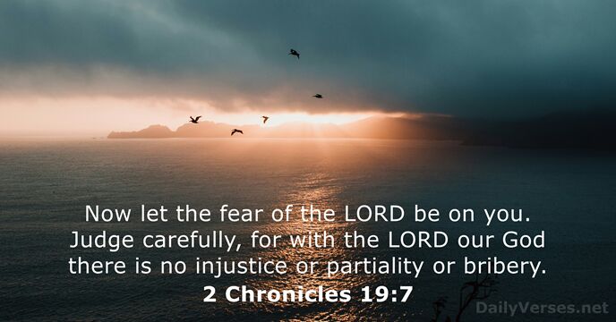 2 Chronicles 19:7