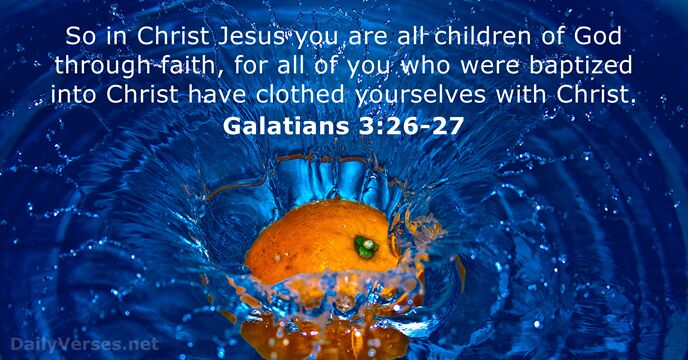 Galatians 3:26-27