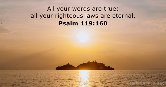 Psalm 119:160