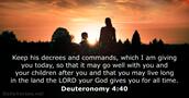 Deuteronomy 4:40