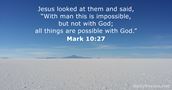 Mark 10:27