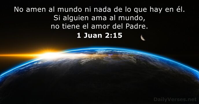 1 Juan 2:15