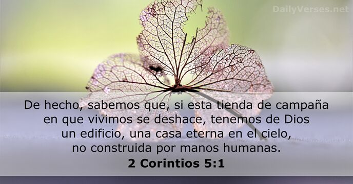 2 Corintios 5:1