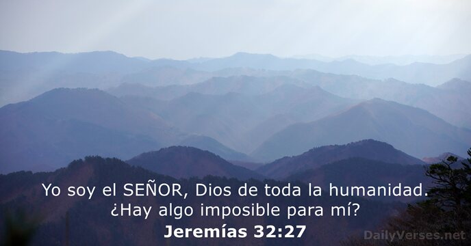 Jeremías 32:27