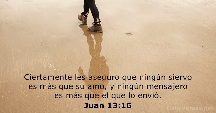 Juan 13:16