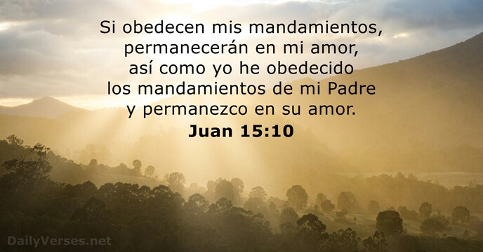 Juan 15:10