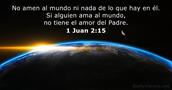 1 Juan 2:15