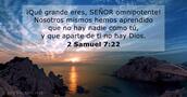2 Samuel 7:22
