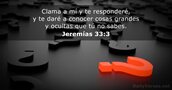 Jeremías 33:3