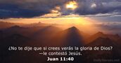 Juan 11:40
