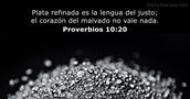 Proverbios 10:20