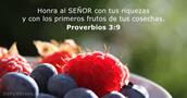 Proverbios 3:9