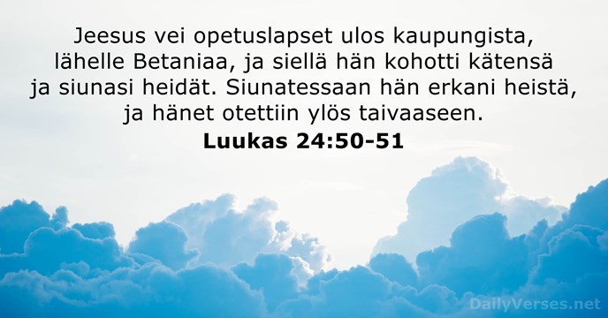 Luukas 24:50-51