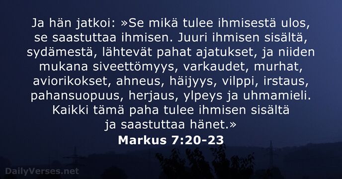 Markus 7:20-23