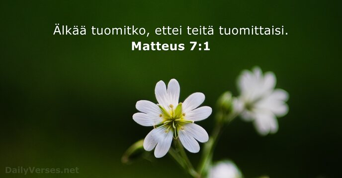 Matteus 7:1
