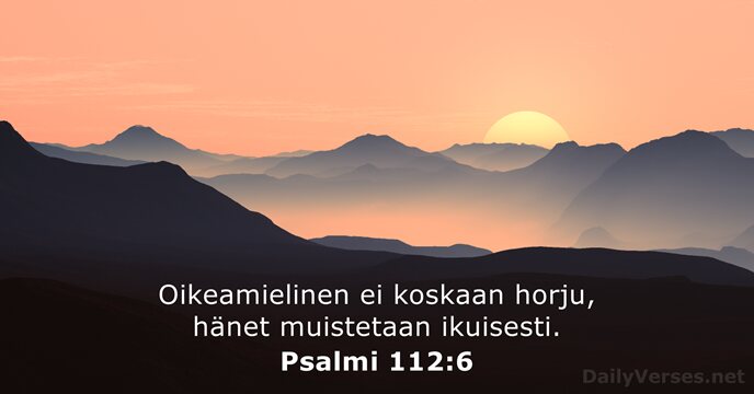 Psalmi 112:6