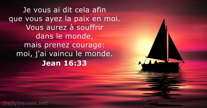 Jean 16:33