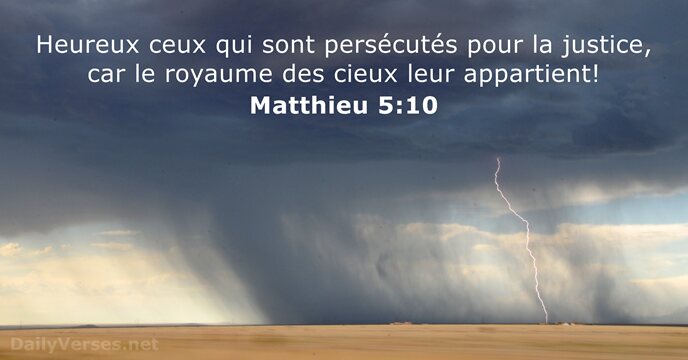 Matthieu 5:10