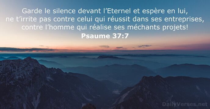 Psaume 37:7
