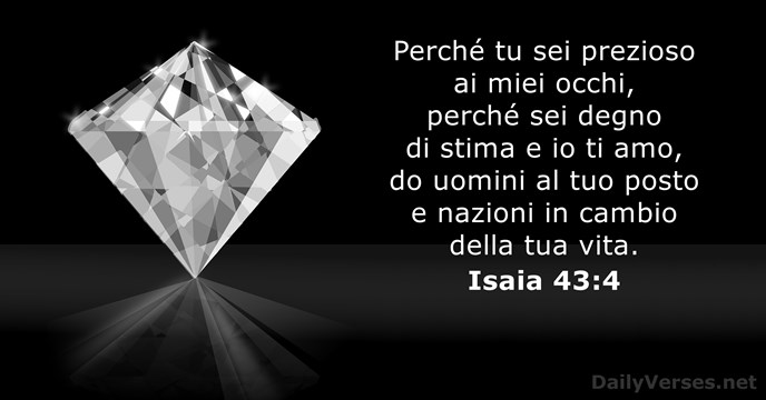 Isaia 43:4