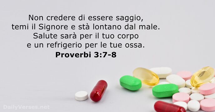 Proverbi 3:7-8