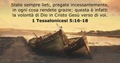 1 Tessalonicesi 5:16-18