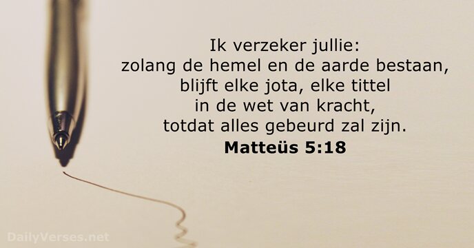 Matteüs 5:18