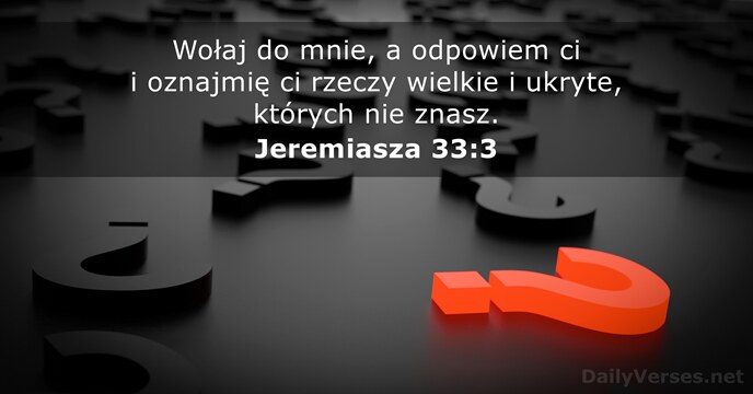 Jeremiasza 33:3