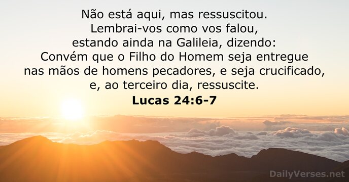 Lucas 24:6-7