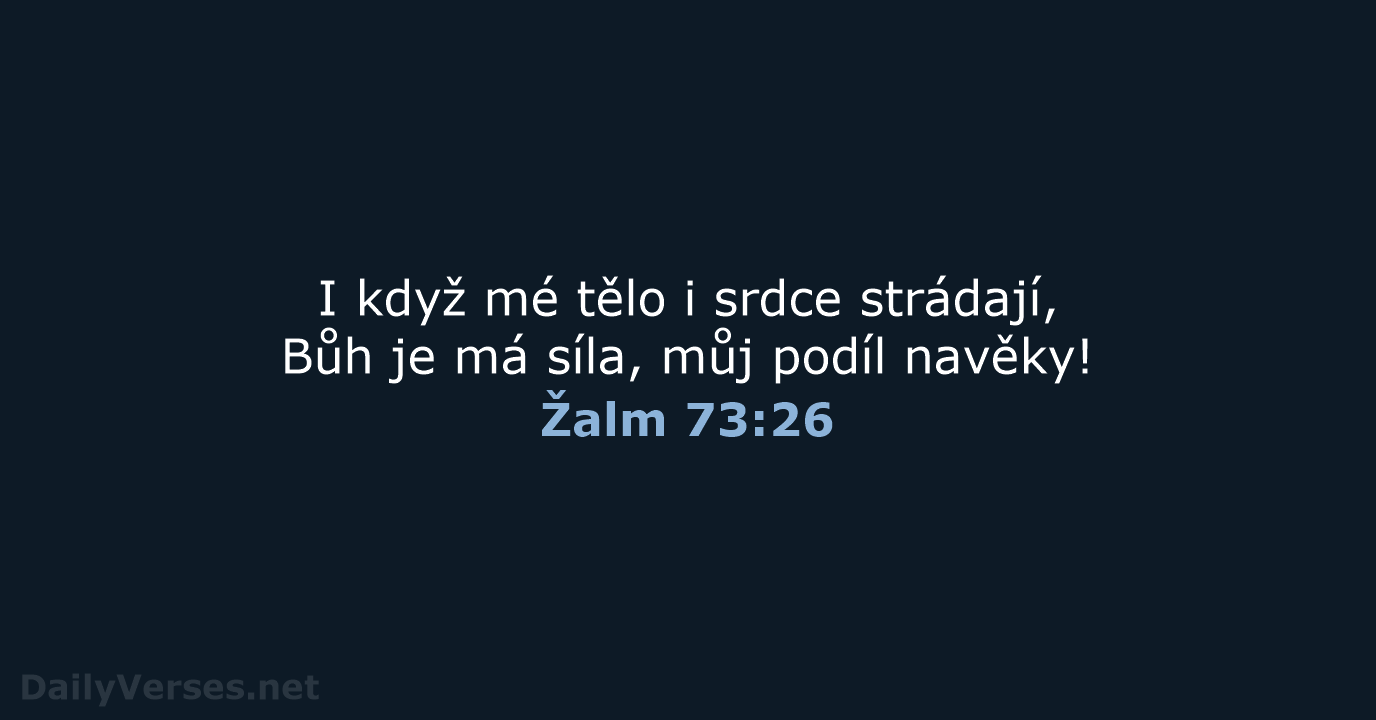 Žalm 73:26 - B21