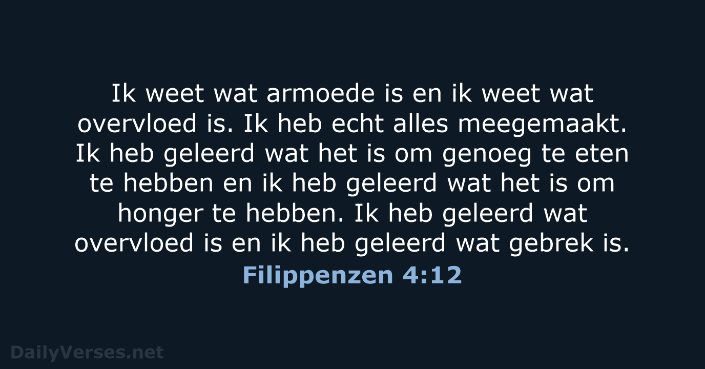 Filippenzen 4:12 - BB