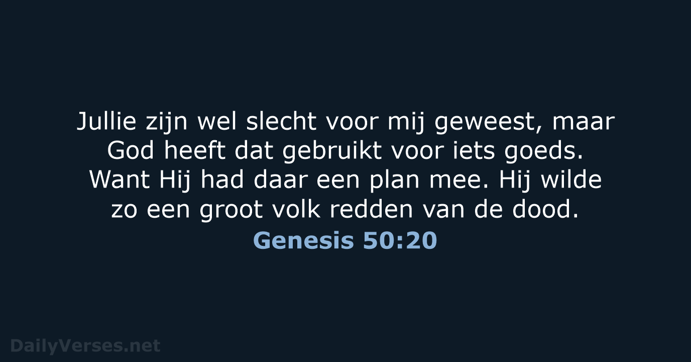 Genesis 50:20 - BB