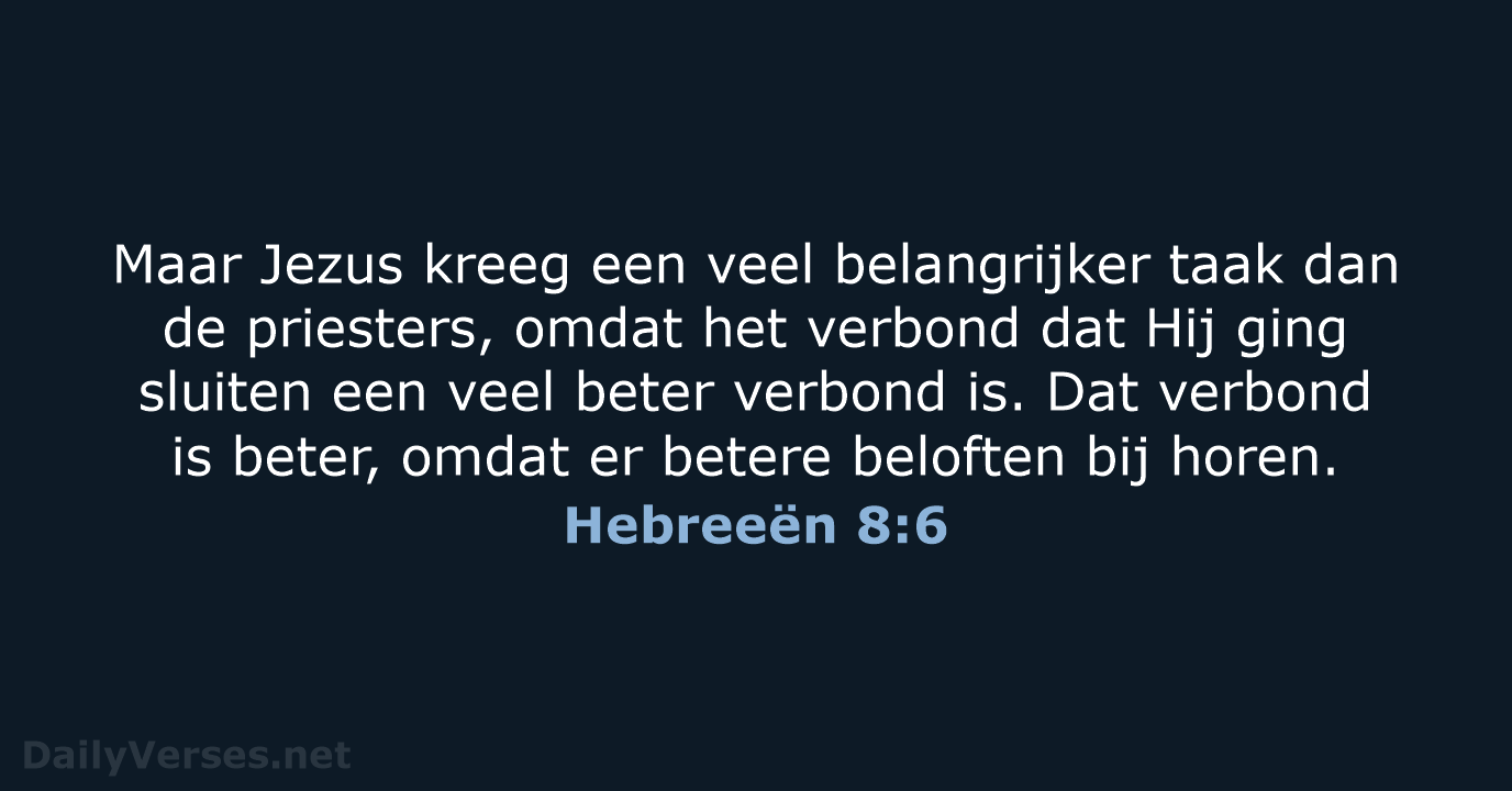 Hebreeën 8:6 - BB