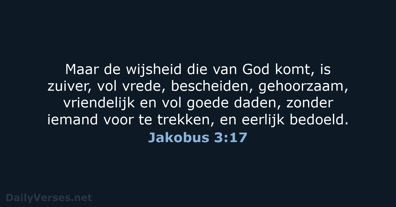 Jakobus 3:17 - BB
