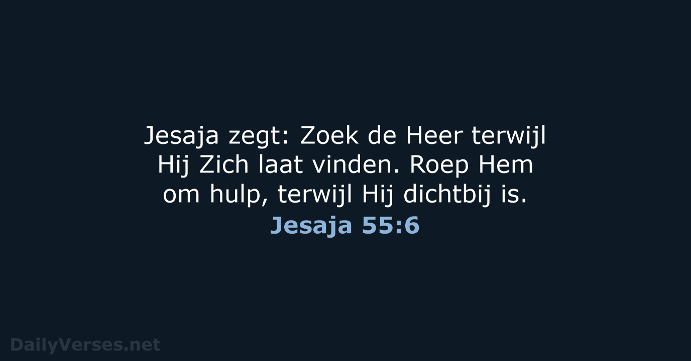 Jesaja 55:6 - BB